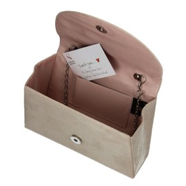 SwankySwans Women's Beatrice Clutch Bag, Beige, One Size