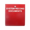 Space Age Electronics SSU00689 SRD System Record Documents, Locking, Red