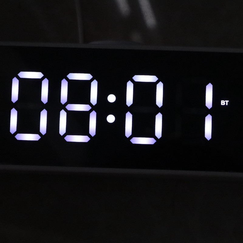 G12 Wireless Bluetooth Clock Speaker with LED Mirror Design Multi