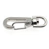 AMUU Round Carabiner Key Ring, 360 Degree Rotation, Nascan Accessories,
