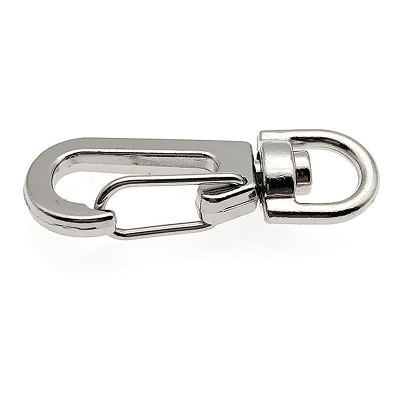 AMUU Round Carabiner Key Ring, 360 Degree Rotation, Nascan Accessories,