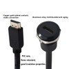 PENGLIN HDMI Panel Mount Extension Cable, HDMI 2.0 Male to