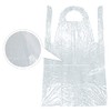 Brim Plastic Aprons, Sleeveless, Disposable Aprons, Water Resistant, Protection, Infection