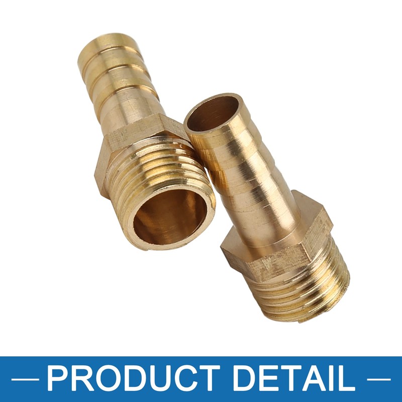 A ABSOPRO Brass Hose Fitting 8 mm Inner Diameter x