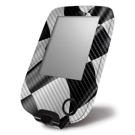 MightySkins Carbon Fiber Skin for Abbott Freestyle Libre 1 & 2 - Race Flag | Protective, Durable Textured Carbon Fiber Finish | Easy to Apply, Remove, and Change Styles | Made in The USA