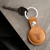 TORRO Llavero AirTag - Funda AirTag de cuero genuino con