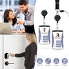 ID Badge Holder Retractable with Reel Clip Keychain,Lanyards for Cruise