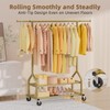 EAGMAK Heavy Duty Clothes Rack Load 556 LBS, Rolling Clothing