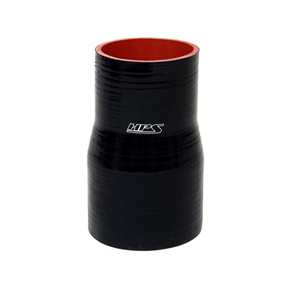 HPS HPS HTSRNBLK-107 1-3/8" - 1-3/4" ID, 4" Length, Silicone