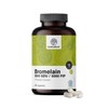 HealthyWorld® Bromelain 500 mg - 180 Capsules - 6 Month