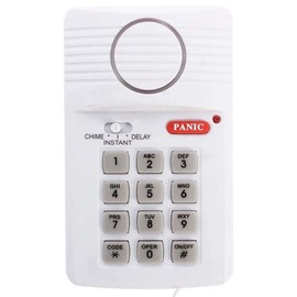 Yuemsh Loud Wireless Door Alarm Security Pin Panic Keypad for Home Office Garage Shed