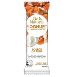 Go Natural Yoghurt Almond Apricot Bar 40g X 16
