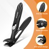 Nail Clippers for Thick Nails Seniors, DRMODE Angled Head Ergonomic