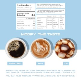 Shroomzup Café Instantáneo De Champiñones Con 10 Setas - Paquete De 15 Con Reishi, Melena De León, Chaga, Cola De Pavo, Hongos Cordyceps -...         