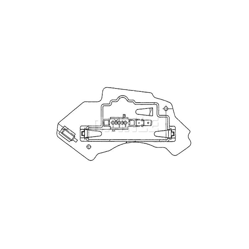 MAHLE ABR 28 000P A/C Blower Regulator and Resistor BEHR