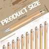 Tenare 40 Pcs Bamboo Ballpoint Pens Retractable Ballpoint Pens 1.0