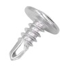 200Pcs Self Drilling Screw Stainless Steel Round Washer Head M4.8x13