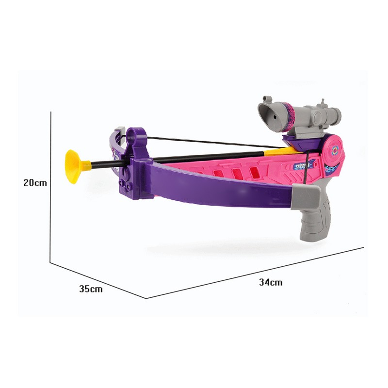 Crossbow Gun with Suction Cup Safety Parent Child Interaction Children