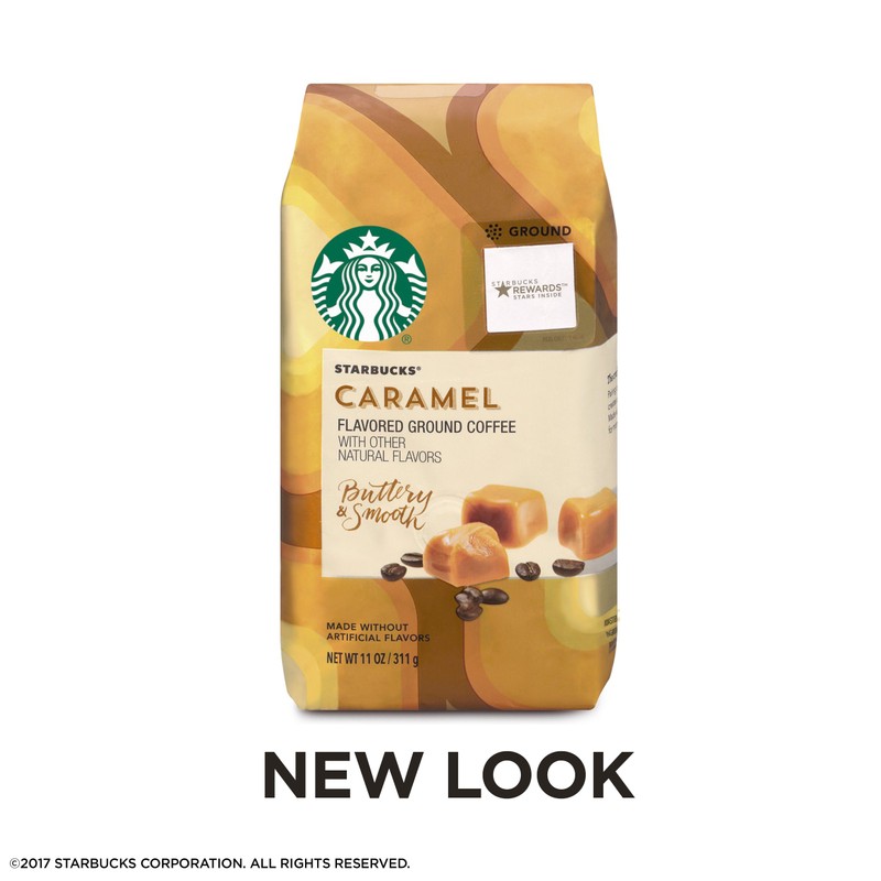 Starbucks Flavored Ground Coffee — Caramel — 1 bag (11