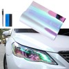 LZLRUN Extra-Wide Headlight Taillight Vinyl Tint Wrap 16 Inch x
