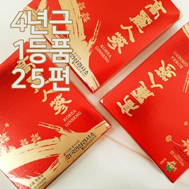 Korea Ginseng Distribution Corporation 4-year-old ginseng gift set, dried ginseng, dried ginseng, white ginseng / 4년근 인삼 선물 세트 말린 마른 인삼 건인삼 백삼