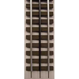 Gargraves WT-101-6 O Gauge 3 Rail Phantom Tinplate 6.2" Wood Tie Sectional Track