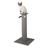 Kitty City Sisal Mat Scratch Perch (Gray)