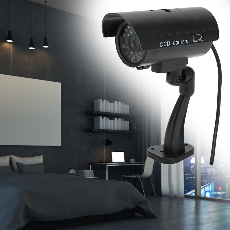 Dummy Security Camera Fake CCTV Simulated Surveillance Security Camera with