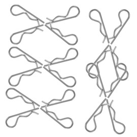 SHINEOFI 20pcs Spring Cotter Pin Clips Tension Fasteners for Tractors Easy to Install Resistant Versatile Design for Mechanical Applications