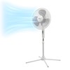 Comfort Zone Stand Fan, 16 inch Pedestal Fan for Bedroom,