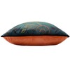Paoletti Tropica Cheetah Cushion Cover, Teal, 45 x 45 cm