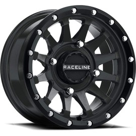 Raceline A95B Trophy 14x7 4x156 +10mm Satin Black Wheel Rim 14" Inch