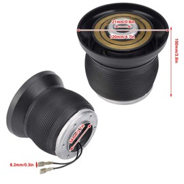 Steering Wheel Hub Adapter, Qiilu Car 21 mm Steering Wheel Hub Adapter Kit for W123 W124 W126 190E