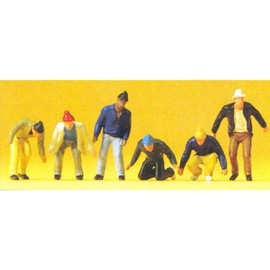 Preiser 20263 Circus Tent Erectors (6) Figure Set