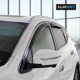 CLIM ART in-Channel Incredibly Durable Rain Guards for Nissan Murano 2015-2024, Original Window Deflectors, Vent Window Visors, Vent Deflector, 4 pcs. - 615104