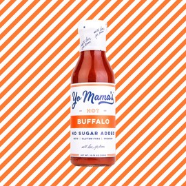 Yo Mama’s Foods Keto Hot Buffalo Dipping, Marinade & Wing Sauce - Pack of (3) - Low-Zero Carb, No Sugar Added, Whole30, Paleo, Gluten and Soy Free, and Low Calorie!