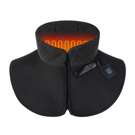 Electric Shoulder Pad Far Infrared Heating, Hot Neck Support, Electric Neck Warmer, Electric Shoulder Warmer, Electric Shoulder Warmer, Home Work, Outdoor, Washable, Unisex, One Size Fits Most, Black