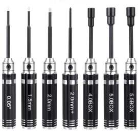 7Pcs RC Car Tools Hex Driver Set Screwdriver for TRX4M TRX4MT SCX24 FCX24 /1/18 1/24 1/16 Scale Crawler Truck Buggy Rally