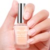 GELLEN 4‑in‑1 Clear Nail Strengthener Base Coat Tinted Milky White,