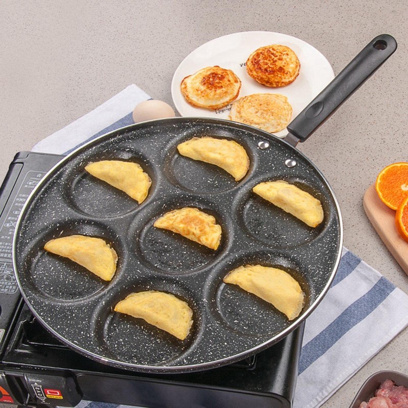 Maifan Egg Pan, Fried Egg Pan for 7 Cups, Non-Stick