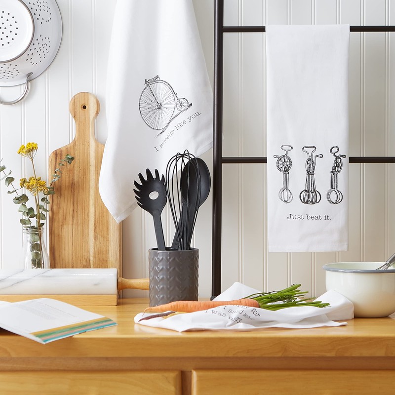 DII Decorative Printed Kitchen Towels Absorbent & Fast-Drying Tea Towel