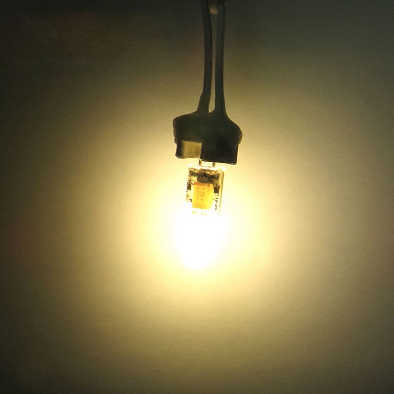 10Pcs AC/DC12-24V G4 COB LED Light Bulbs NOn Dimmable Silicone