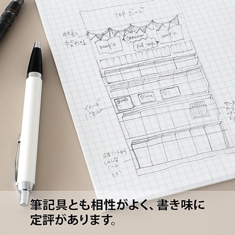 Okina Project Paper, Square Paper, A5, 0.2 inch (5 mm)