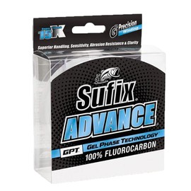 Sufix Advance Fluorocarbon Fishing Line White 0.260 mm - 91 m - 4.9 kg