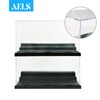 AELS 3-Level Acrylic Display Case, Set of 2, Dustproof Showcase