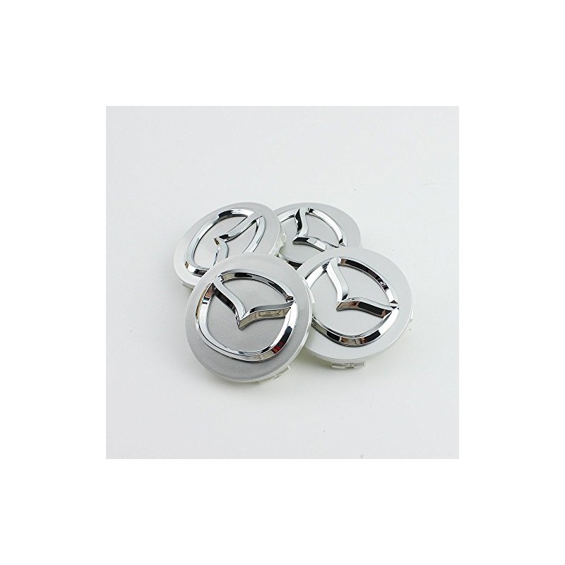 4 x 56 mm Alloy wheel centre center caps Mazda