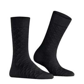 FALKE Women's Colossal Nest Boot Socks, Black (Black 3000), 8-10.5