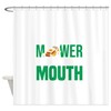 CafePress Lawn Mower Mowing Grass Gardener Ga Decorative Fabric Shower