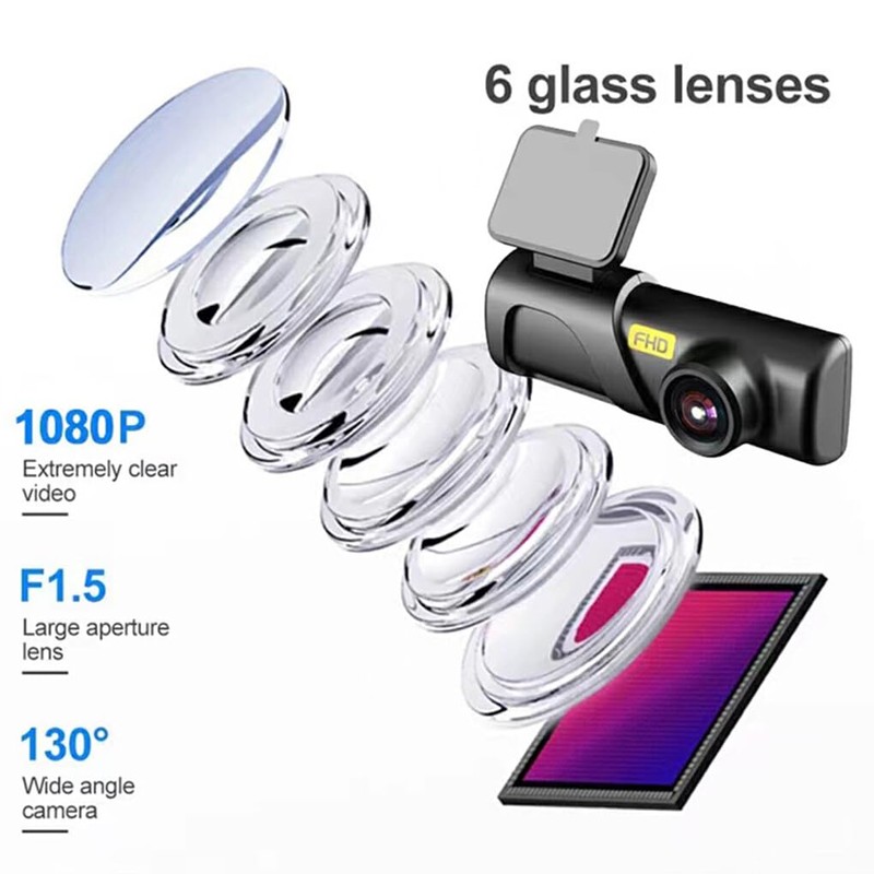 CLSSLVVBN 1080P WIFI Dash Cam Recorder For Car Full Wave