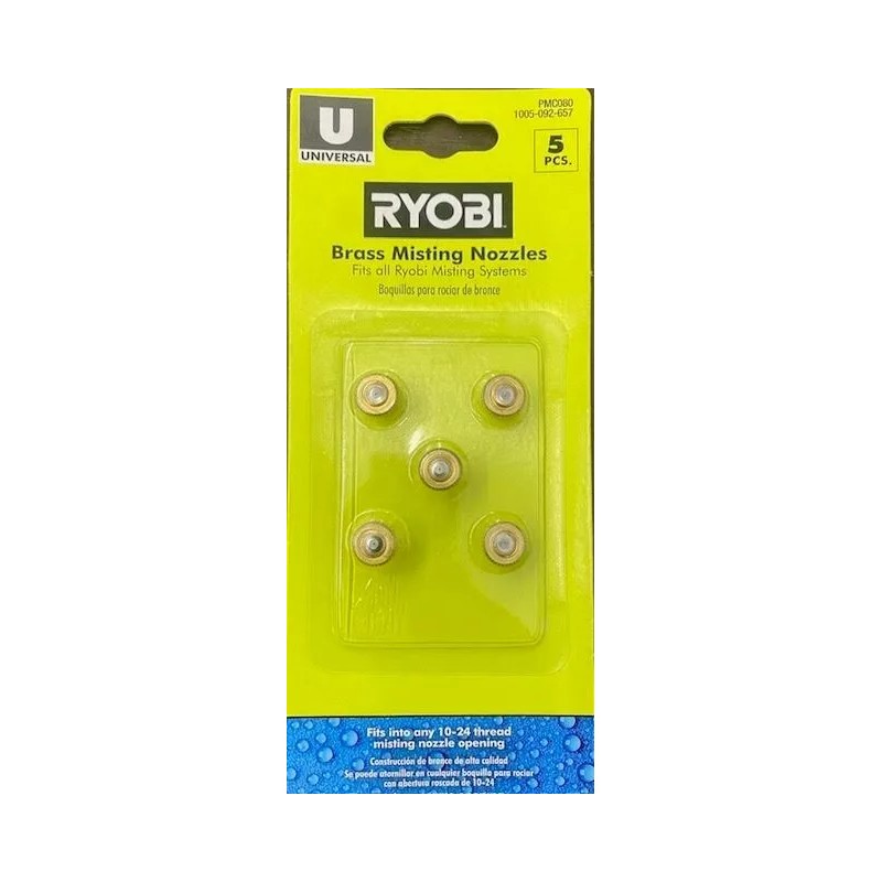 Ryobi Universal Ryobi Brass Misting Nozzles PMC080 1005-092-657 10-20 Thread